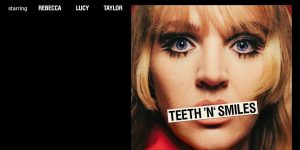 A smiling child with bright white teeth sits in a dental chair, surrounded by colourful dental equipment.