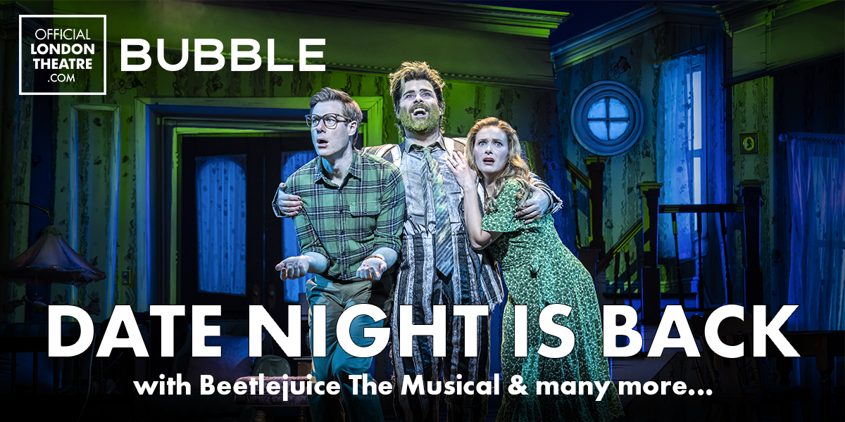 A vibrant theatre scene featuring a diverse audience enjoying a performance, with bright stage lights illuminating the stage.
